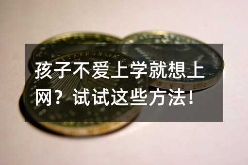 孩子不爱上学就想上网?试试这些方法!