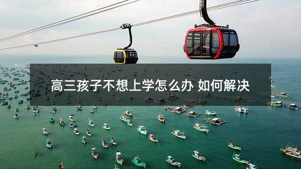 高三孩子不想上学怎么办 如何解决