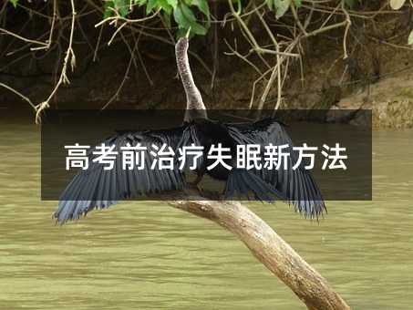 高考前治疗失眠新方法