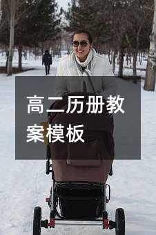 高二历册教案模板