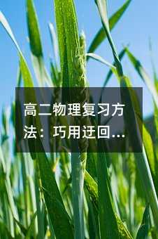 高二物理复习方法:巧用迂回战略攻克物理难题