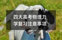 四大高考物理力学复习注意事项