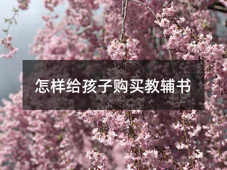 怎样给孩子购买教辅书