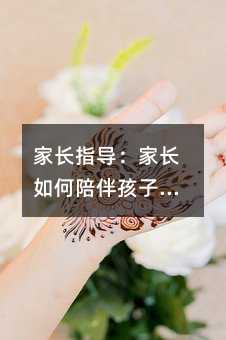 家长指导：家长如何陪伴孩子走过高中三年