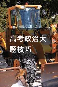 高考政治大题技巧