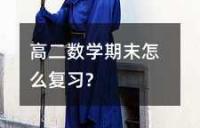 高二数学期末怎么复习?