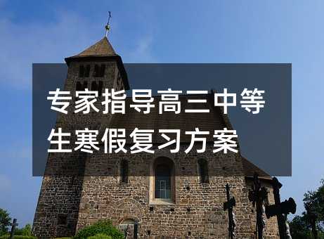 专家指导高三中等生寒假复习方案