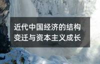 近代中国经济的结构变迁与资本主义成长