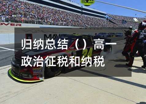 归纳总结()高一政治征税和纳税