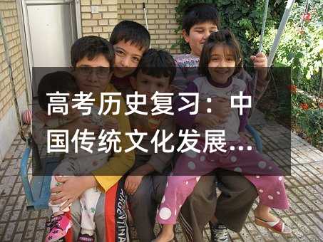 高考历史复习:中国传统文化发展历程